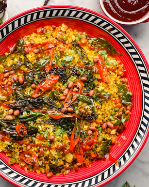 Schezwan Poha