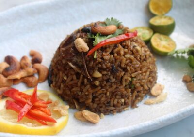 Vegetable Olive Fried Rice